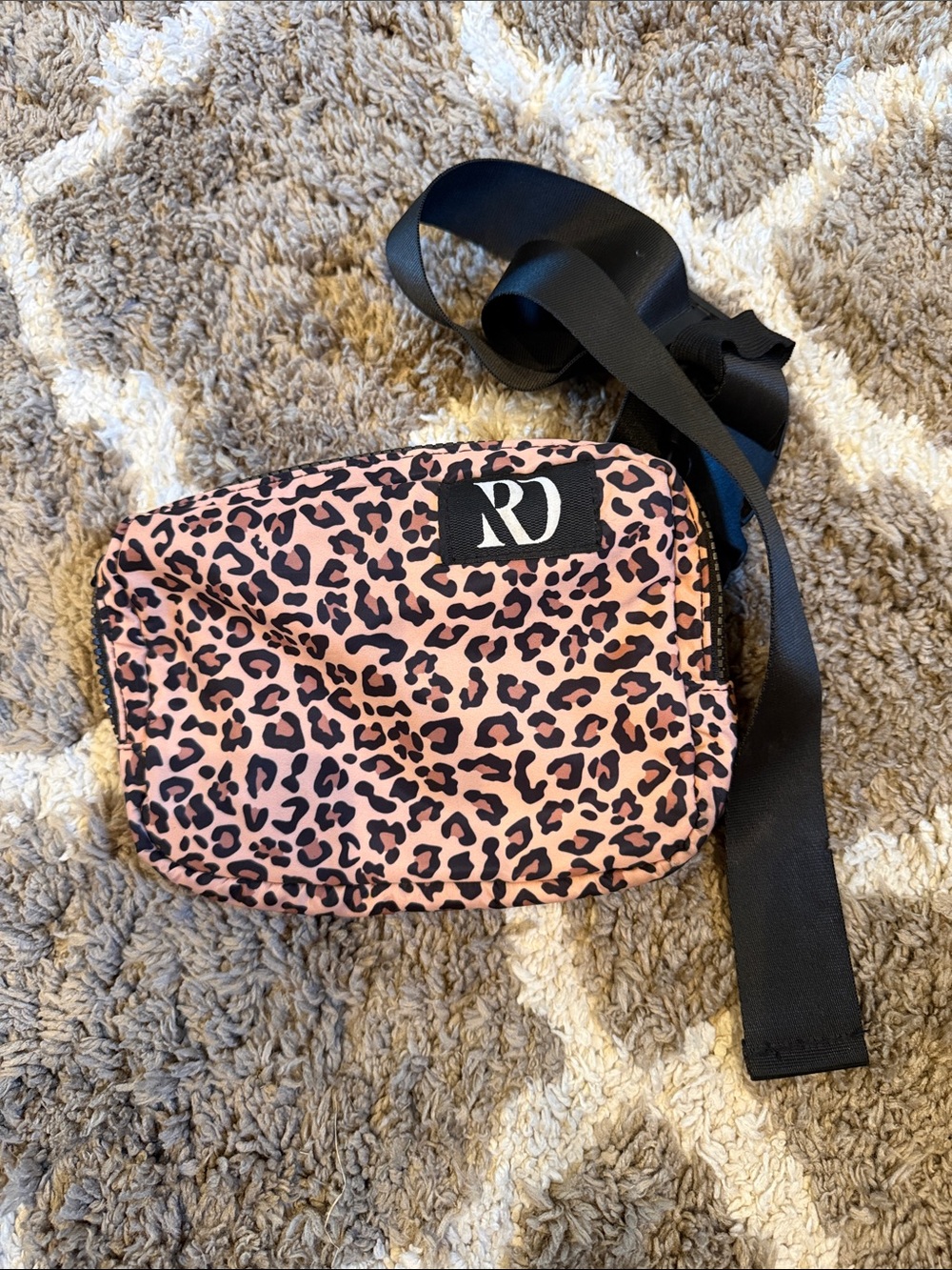 Ranch Dressn Leopard Print Crossbody Bag